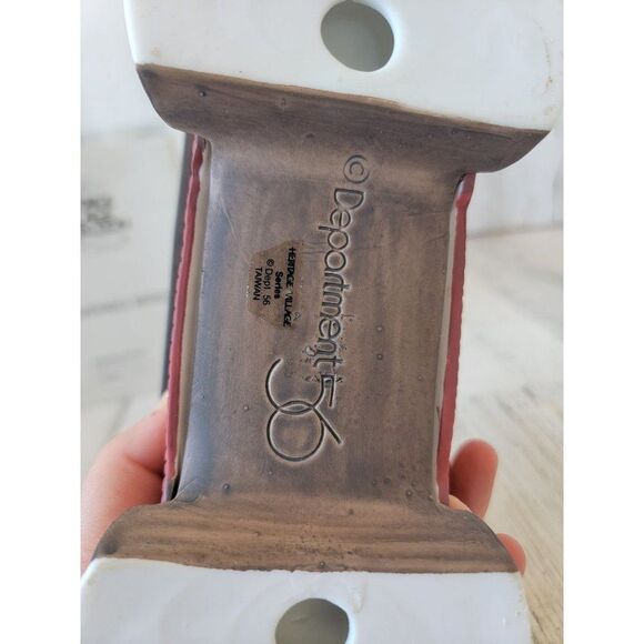 Dept 56 59870 red covered bridge Village accessory Xmas - Picture 10 of 10